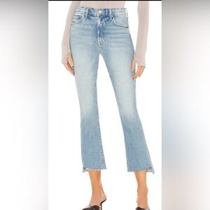MOTHER Superior The insider Crop Step Fray I Confess Blue Size 26